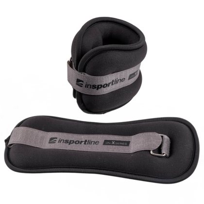 Závažia na zápästie a členok inSPORTline ON-X Neoprener 2x2 kg