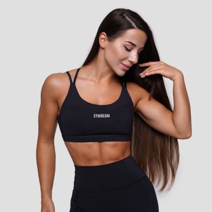 GymBeam Športová podprsenka FIT Black XLXL
