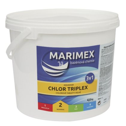 Bazénová chémia MARIMEX Chlor Triplex 4,6 kg