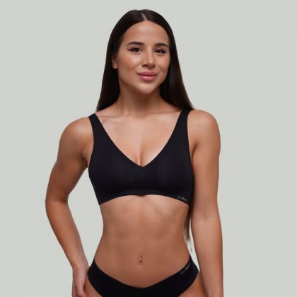 GymBeam Bezšvová podprsenka Black XS