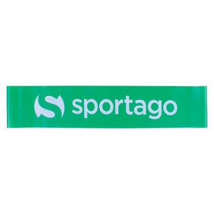 Gumový pás Sportago Stretch Light 25 cm, zelený