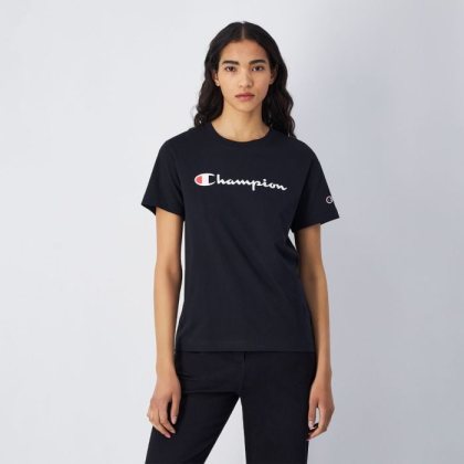 Champion Dámske tričko Big Logo Jersey Black XSXS