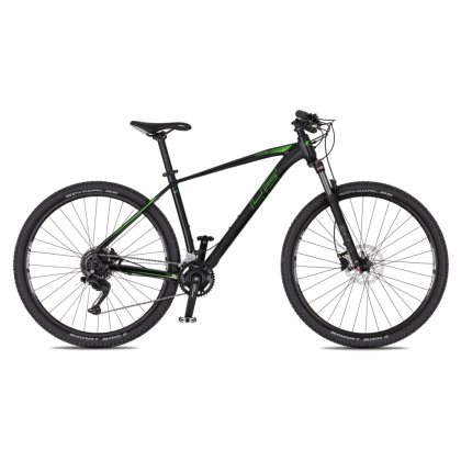4EVER FRONTBEE 29'' - model 2025 pearl black/green - XL (21", 185-202 cm)