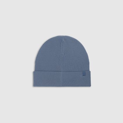 Detská čiapka typu beanie - tmavomodrá