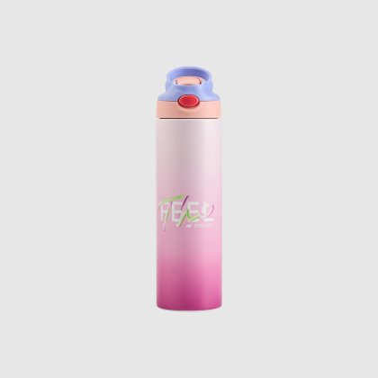 Fľaša na vodu 590 ml detská - ružová
