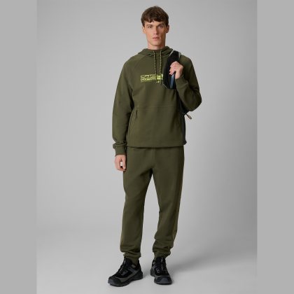 Teplákové nohavice joggery pánske - khaki