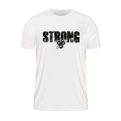 BSN Tričko Strong White XXL