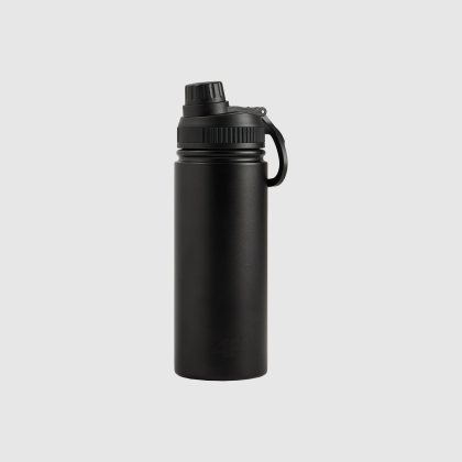 Fľaša na vodu 540 ml - čierna