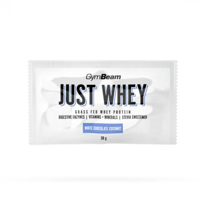 GymBeam Vzorka Just Whey biela čokoláda kokos