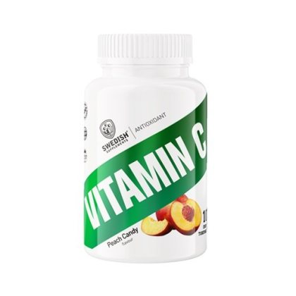Vitamin C - Swedish Supplements 100 chewable tbl. Peach