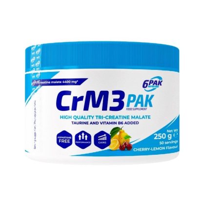 CrM3 PAK - 6PAK Nutrition 500 g Cherry Lemon