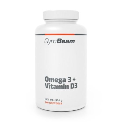 GymBeam Omega 3 + Vitamin D3
