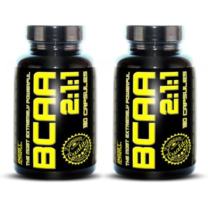 1+1 Zadarmo: BCAA 2:1:1 od Best Nutrition 250 kaps. + 250 kaps.