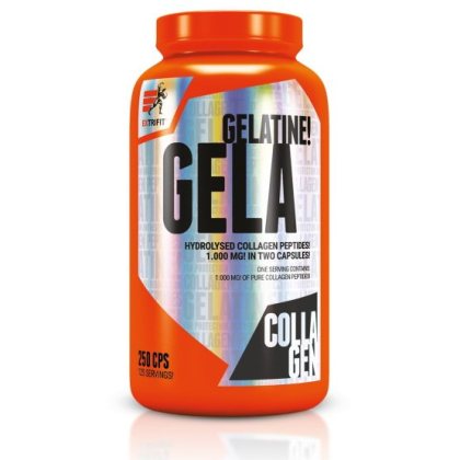 Gela Gelatine Hydrolysed - Extrifit 250 kaps.