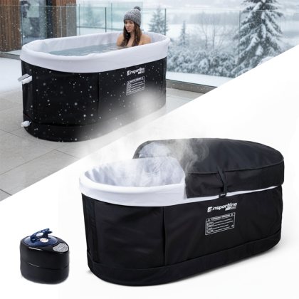 Prenosná otužovacia vaňa inSPORTline FrostPeace 380 l s naparovacím systémom