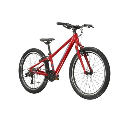 Kross Level JR 1.0 24" - model 2025 červená / marinový / lesk - S (12", 130-150 cm)