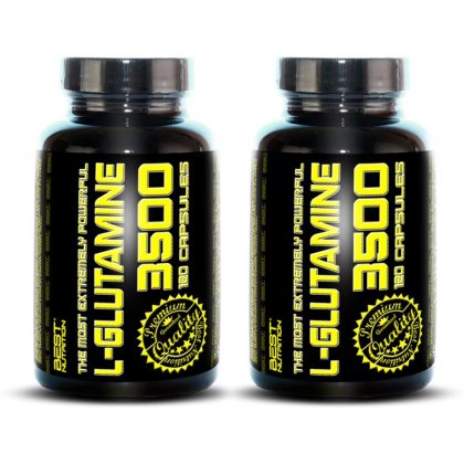 1+1 Zadarmo: L-Glutamine od Best Nutrition 120 kaps. + 120 kaps.