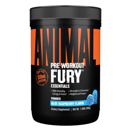 Universal Nutrition Animal Fury modrá malina