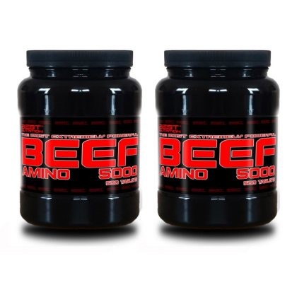 1+1 Zadarmo: Amino BEEF 5000 od Best Nutrition 250 tbl + 250 tbl