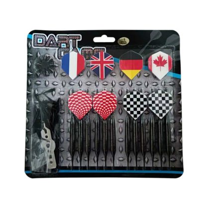 Šípky MASTER Black Plated Brass 12ks - softip 18g set