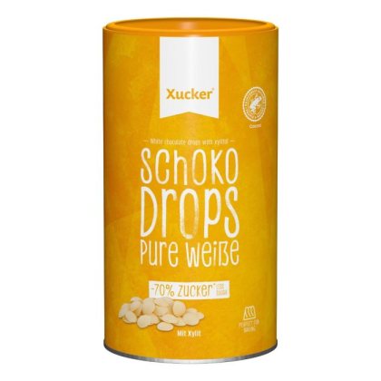 Xucker Chocolate Drops biela čokoláda