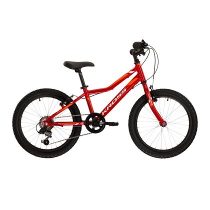 Kross Hexagon Mini 1.0 20" - model 2022 červená/biela/oranžová - 11" (110-135 cm)