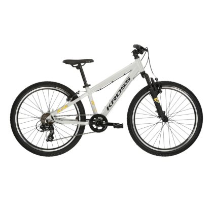 Kross Dust JR 1.0 24" - model 2025 šedá/čierna/lesk - S (12", 130-150 cm)