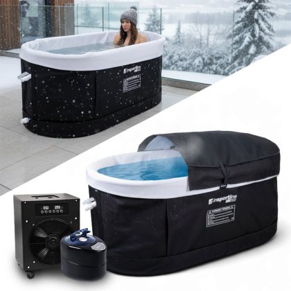 Prenosná otužovacia vaňa inSPORTline FrostPeace - 380 l s termoregulačným a naparovacím systémom