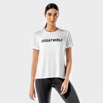 SQUATWOLF Dámske tričko Iconic White L