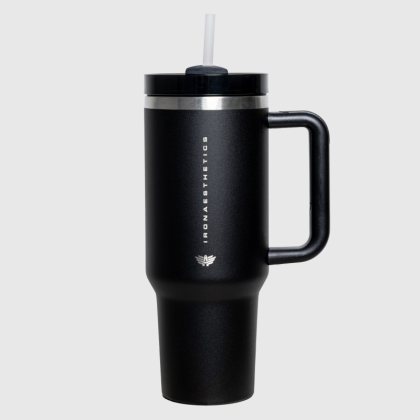 Nerezový termohrnček Iron Aesthetics City Tumbler 1200 ml, čierny