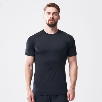 SQUATWOLF Tričko Vented Run Tee Black XL
