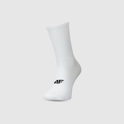Pánske casual ponožky do polovice lýtok (3-pack) - biele