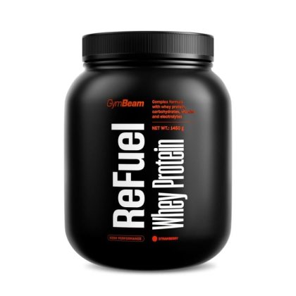 GymBeam ReFuel Whey Protein jahoda