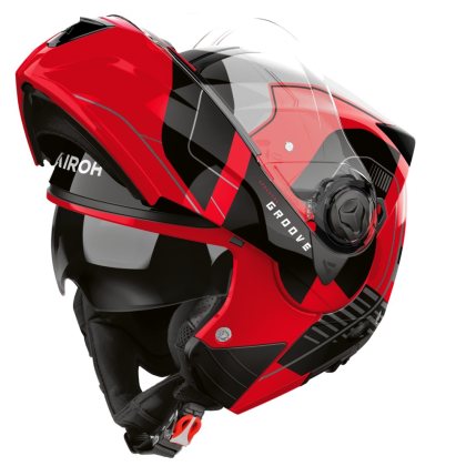 AIROH SPECKTRE Groove červená lesklá XS (53-54)