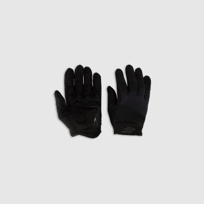 Cyklistické rukavice s gélovými vložkami unisex - čierne