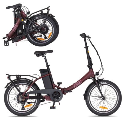 inSPORTline ISL Felior 468 Wh 20" - model 2026 Velour Red - 17" (156-183 cm)