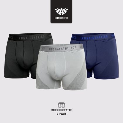 Pánske boxerky Iron Aesthetics Action 3pack
