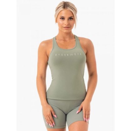 Ryderwear Dámske tielko Hype Racer Back Olive XL