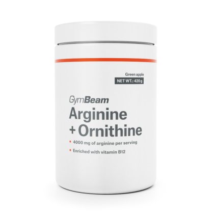 GymBeam Arginine + Ornithine zelené jablko