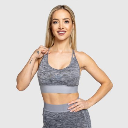 Športová podprsenka Iron Aesthetics Grande, sivá