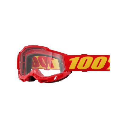 100% Accuri 2 Junior červená, číre plexi