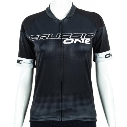 Crussis Cyklistický dres ONE CSW-059 čierna/biela - S