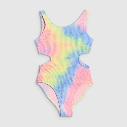 Jednodielne dievčenské plavky - multicolor