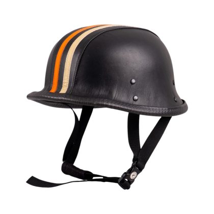 Sodager Stripes čierna s oranžovým a béžovým pruhom - XL (61-62)