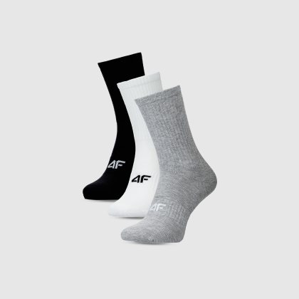 Pánske casual ponožky do polovice lýtok (3-pack) - viacfarebné