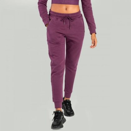 STRIX Dámske tepláky Essential Plum SS