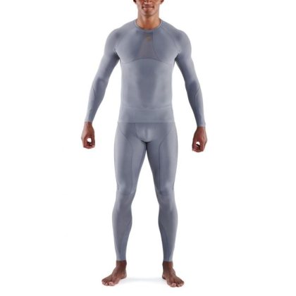 SKINS Kompresné tričko Long Sleeve Series-5 Grey L