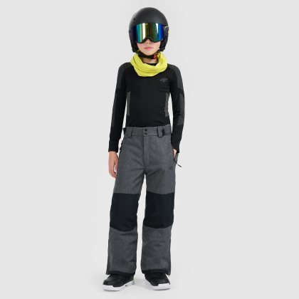 Chlapčenské snowboardové nohavice membrána 10000 - čierne