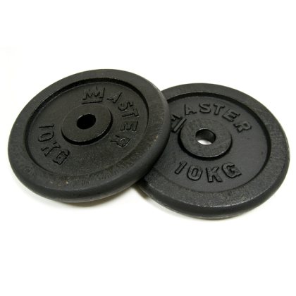 Kotúč MASTER 10 kg kov (pár)