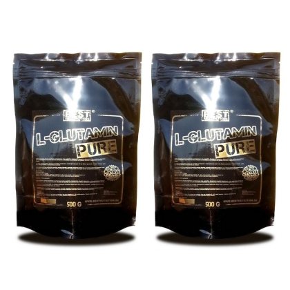 1+1 Zadarmo: L-Glutamin pure od Best Nutrition 250 g + 250 g
